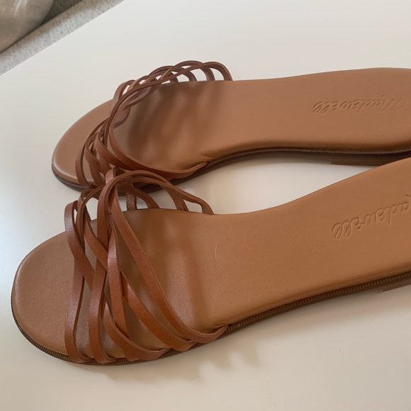 MOVING SALE | Madewell Tracie Crisscross Leather Slide Sandals, Women’s Size 9.5 - Picture 9 of 10